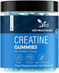 Ved Creatine Gummies 1000 mg – 120 Count Max Strength Muscle Growth &amp Recovery Supplement for Men &amp Women Vegan Creatine Monohydrate with Vitamin C Pre Workout Chewable 2 Months Supply.
