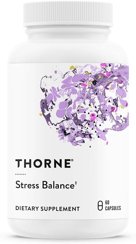 THORNE - Adrenal Support Bundle - Stress Balance &amp Adrenal Cortex Combo - Stress Balance and Adrenal Cortex - 30 to 60 Servings