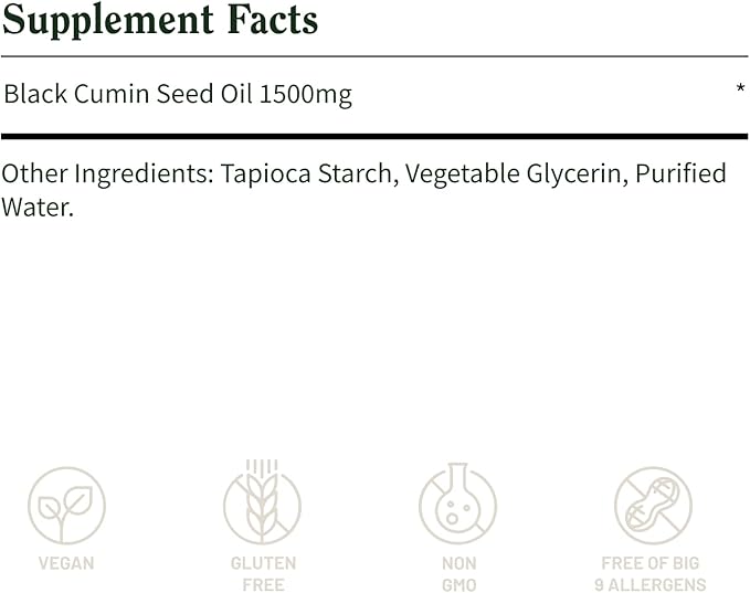 Snap Supplements Black Seed Oil Capsules – 100% Cold Pressed Organic Nigella Sativa – Supports Immune Health Detox Skin Hair Joints &amp Overall Wellness – 90 Softgels