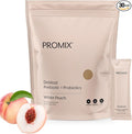 ProMix Nutrition Debloat Prebiotics and Probiotics Bloating Relief for Women Gut Cleanse Detox for Men and Immune Support - White Peach - 30 Servings (Pack of 30)