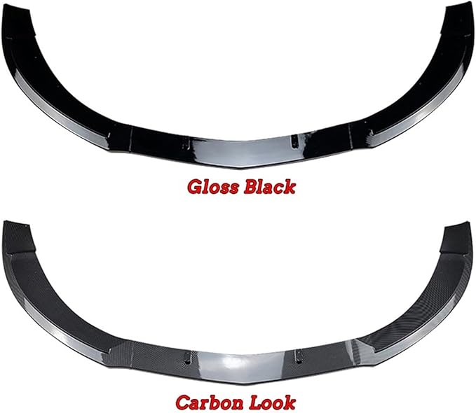 Compatible for Benz CLA Class C117 Car Front Bumper Lip Body Kit Spoiler Splitters Diffuser CLA200 260 CLA45 AMG 2013-2015 Tuning(Carbon Look)