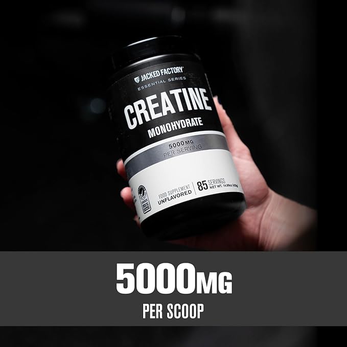 Jacked Factory Nitrosurge Pre-Workout in Grape &amp Creatine Monohydrate for Men &amp Women