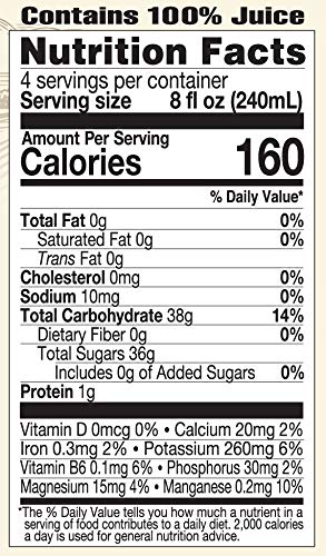 Lakewood Organic PURE Concord Grape Juice 32 Fl Oz Pack of 6