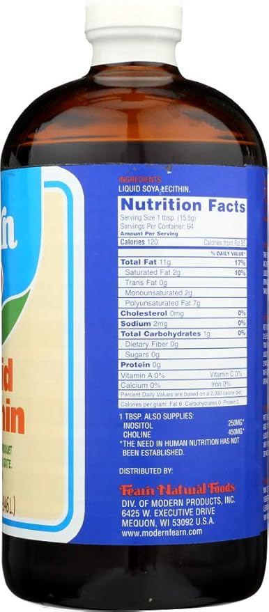 Fearn Liquid Lecithin -- 32 fl oz - 2PC