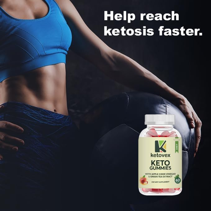 Ketovex Keto Gummies - Ketovex Keto ACV Gummies (Single 60 Gummies)