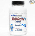 Multi-Enzyme Complex Vegetarian // 100 Capsules // Pure // by PureControl Supplements