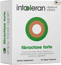 Intoleran Fibractase 1200 Digestive Enzymes - 36 Capsules | Supplement for Fructans &amp Galactans Intolerance | Helps Digest Carbohydrates Grains Legumes Onion Garlic &amp wheats | Pure and Veg