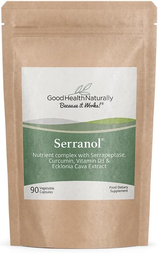 Serranol | Health &amp Recovery Enzyme Supplement | 90 Caps