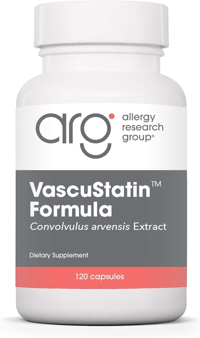 Allergy Research Group ARG VascuStatin Formula - Supports Immune Function and Tissue Health - Delivers 2 g Field Bindweed Extract per Serving - 30 Servings - 120 Capsules