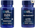 Life Extension Super Ubiquinol CoQ10 60 softgels Bio-Quercetin 30 Capsules - Heart Immune &amp Cellular Energy Support