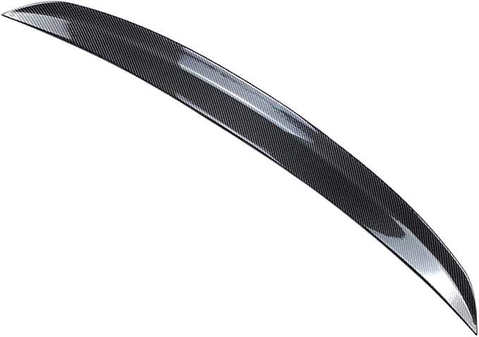Compatible With Benz CLA Class X118 CLA200 260 CLA35 CLA45 AMG 2019-2022 Rear Trunk Lid Spoiler Wing Carbon Fiber Look Splitter Lip (Color : Glossy Black)