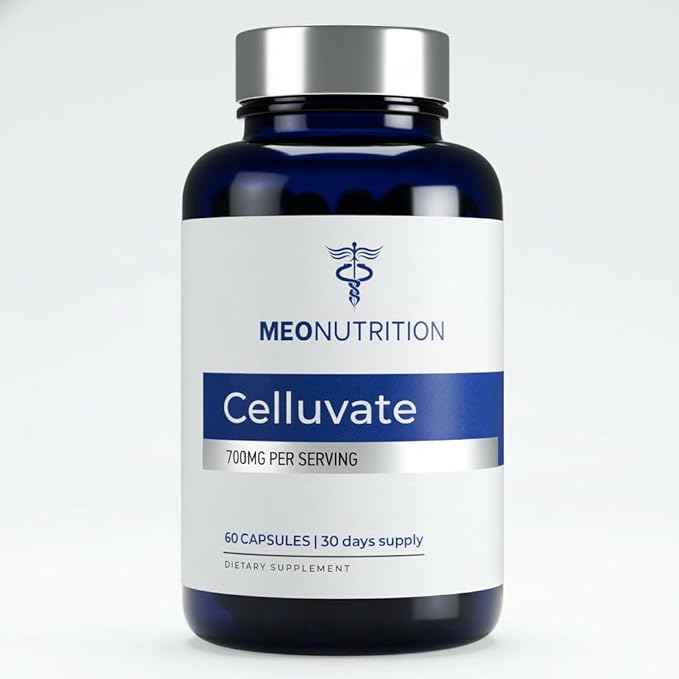 Celluvate Capsules 500mg - Nicotinamide Riboside Chloride Supplement for Healthy Cellular Health and Energy Support* - Made in USA Vegan Non-GMO - 60 Capsules