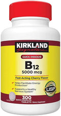 Kirkland Signature Quick Dissolve B-12 5000 mcg. 300 Tablets