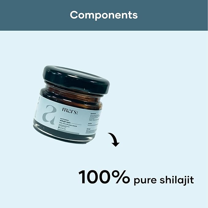 mars by GHC Pure Himalayan Shilajit Resin (Pack of 3) | Powered with Fulvic Acid | Strength Stamina &amp Immunity | Pure Organic Authentic Shilajit Resin sourced from Himalayas (60g)