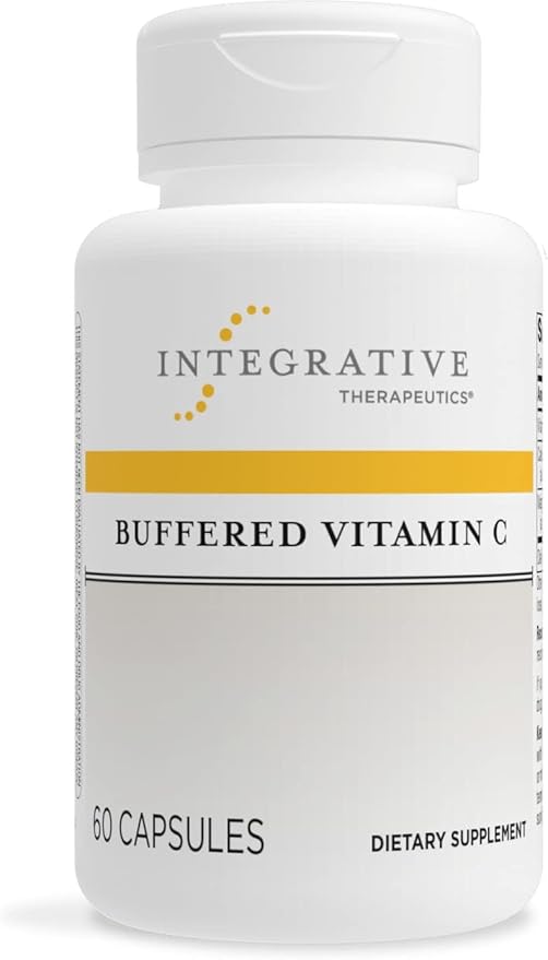 Integrative Therapeutics Bundle with Cortisol Manager 30 Tablets - Buffered Vitamin C Capsules 1000 mg 60 Vegan Capsules - Stress Supplement with Ashwagandha* - Immune Supplement with Antioxidants*