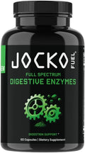Jocko Fuel Digestive Enzymes - Full Spectrum Support Nutrient Absorption Gut Health Support Digestion Aid - 60 Capsules