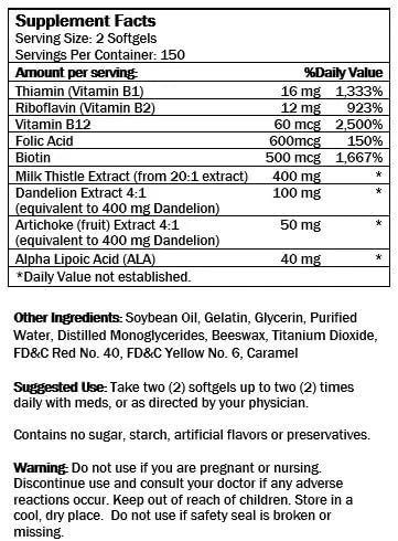 NuHealth Liver Shield Plus 300 Softgels