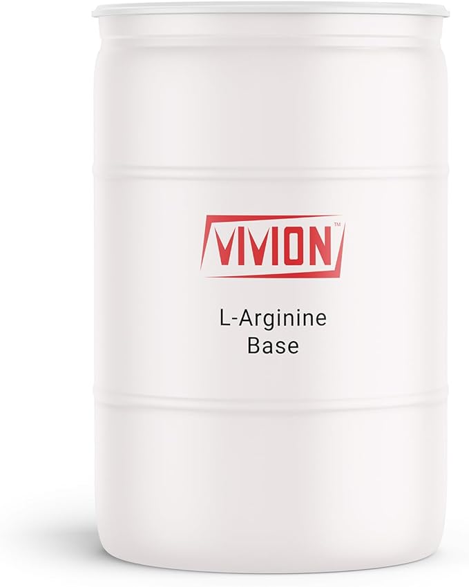L-Arginine Base Powder 25 kg (55 lb) Bulk Pure Amino Acid Powdered for Manufacturing Sports Nutrition Supplement Tablet Capsule Formulations