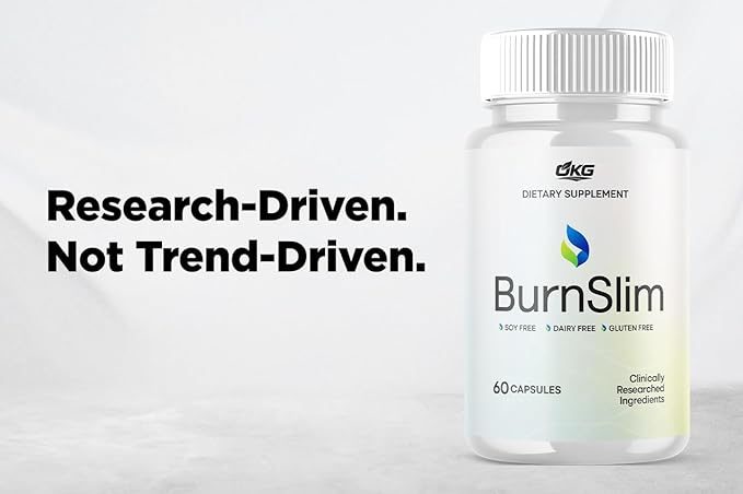 Burn Slim Capsules Official Burnslim Support Pills Made with All Natural Ingredients Burn Slim Advanced Active Liefstyle Support Premium Health and Wellness Supplement Made in The USA (60 Capsules)