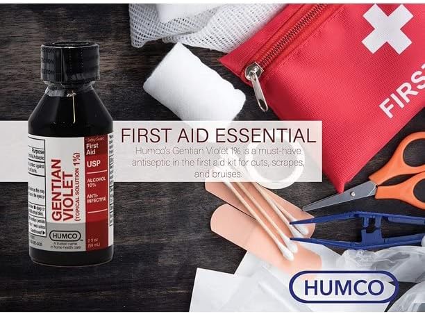 Humco Iodine Tincture Mild 2% Mild USP - 1 oz Pack of 5
