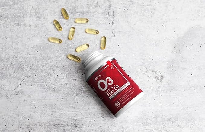 Essential Elements Omega-3 Fish Oil Supplement with EPA &amp DHA | Fatty Acids for Immune Heart &amp Cognitive Support | 60 Softgels
