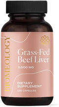 Grass-Fed Beef Liver Capsules (120 Pills 750mg) from Pasture-Raised Cattle for Wellness &amp Fertility Support - Rich in B12 CoQ10 B Vitamins &amp Amino Acids