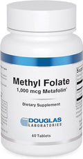 Douglas Laboratories Methyl Folate L-5-MTHF - 1000 mcg Metafolin - Vitamin B Folate - Supports Homocysteine Metabolism &amp Fetal Development* - Non-GMO - 60 Tablets