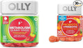 OLLY Metabolism Gummy Rings Apple Cider Vinegar Vitamin B12 Chromium &amp Probiotic + Prebiotic Gummy Digestive Support and Gut Health 500 Million CFUs Fiber