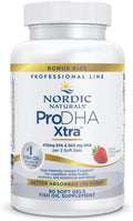 Nordic Naturals ProDHA Xtra Strawberry - 90 Soft Gels - 1660 mg Omega-3 - High-Intensity DHA Formula for Neurological Health Mood &amp Memory - Non-GMO - 45 Servings
