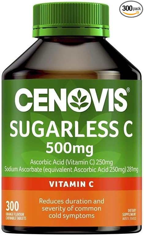 Cenovis Vitamin C 500mg Sugarless 300 Tablets
