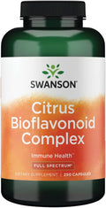Swanson Full Spectrum Citrus Bioflavonoid Complex Immune and Antioxidant Supplement for Adults Seeking Enhanced Vitamin C Absorption - 50% Standardized (250 Capsules)