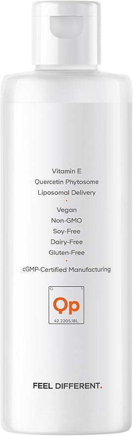 Codeage Liquid Quercetin Phytosome Supplement Quercetin 1000 mg Dihydrate 3-Month Supply Immune Support Sophora Japonica Vitamin E Liposomal Delivery Vegan Non-GMO 15.22 fl oz