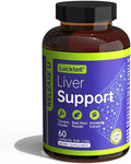 Liver Support Supplement – Liver Cleanse Detox &amp Repair with Milk Thistle Turmeric Dandelion &amp Artichoke Support | 7-in-1 Herbal Formula Protect Liver | 60 Capsules 30-Day Supply Made in U