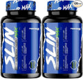 VitaBoost SLIN Max Nutrient Partitioning Complex - Increase Mass &amp Size 60 Servings (120 Capsules Pack of 2) and Pill Holder by GeoMetal™