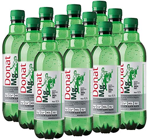 BEST MOMENT Magnesium Water - Naturally Sparkling 500mg Magnesium in 500ml 12x0.5L Bulk Pack