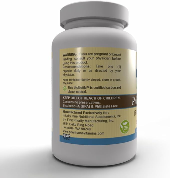 Priority One Vitamins - Probiotic Blend 50 Billion CFU Probiotic Flora