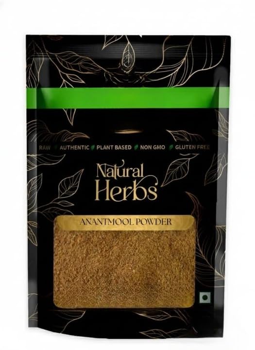 Nannari Roots Red Wild Powder - Indian Sarsaparilla- Hemidesmus Indicus Roots - Pure &amp Natural (100 Grams) for digestive health &amp support healthy skin.
