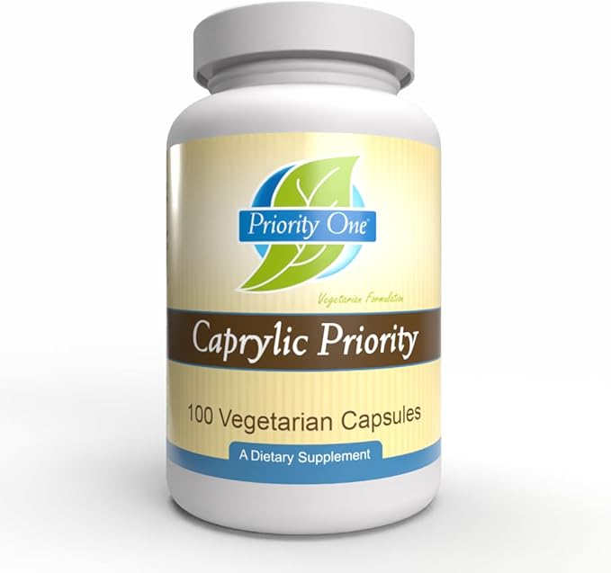 Priority One Vitamins Caprylic Priority 100 Capsules Designed to Support a Healthy Gut biome.*