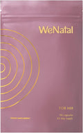 WeNatal for Her Prenatal Vitamins with Methylated Folate Iron Choline DHA Magnesium Vitamin D3 B12 Vegan Kosher Non-GMO Clean Multivitamin for Pregnancy Support and Fertility 90 Capsules