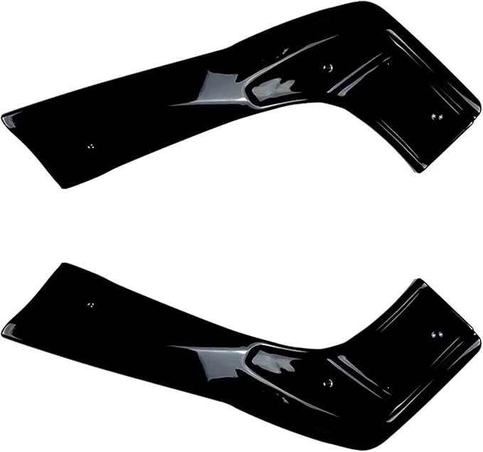 Compatible for Mercedes Benz CLA Class C118 CLA35 CLA45 AMG 2020 - Up Rear Bumper Side Splitter Spoiler Lip Cover Trim by Gloss Black
