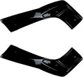 Compatible for Mercedes Benz CLA Class C118 CLA35 CLA45 AMG 2020 - Up Rear Bumper Side Splitter Spoiler Lip Cover Trim by Gloss Black
