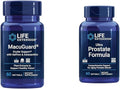 Life Extension Macuguard Ocular Support with Saffron &amp Astaxanthin 60 Count and Ultra Prostate Formula Saw Palmetto 60 Softgels