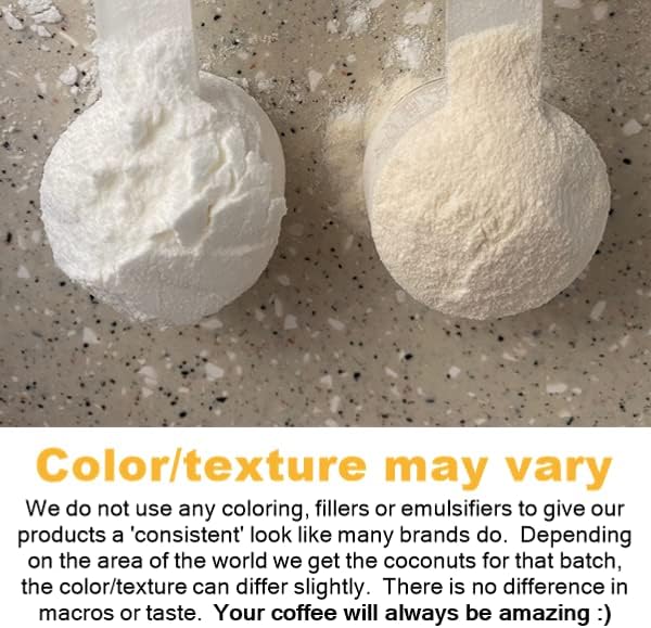 Intentionally Bare MCT Oil Powder - Unflavored Coconut Oil with 70% C8 and 30% C10 - MCT Oil for Clean Energy Brain Health Mood and Focus - Coconut C8 for Keto Paleo and Vegan Pills - 50 Servings