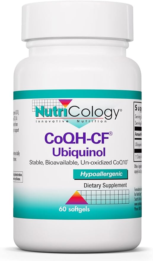Allergy Research Group CoQH-CF Ubiquinol 60 ct
