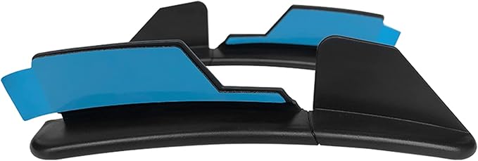 4X Car Rear Bumper Cover Trim Flare Extension Wheel Eyebrow for CLA C117 CLA45 CLA180 2013-2019 Black&ampBlue 750059925