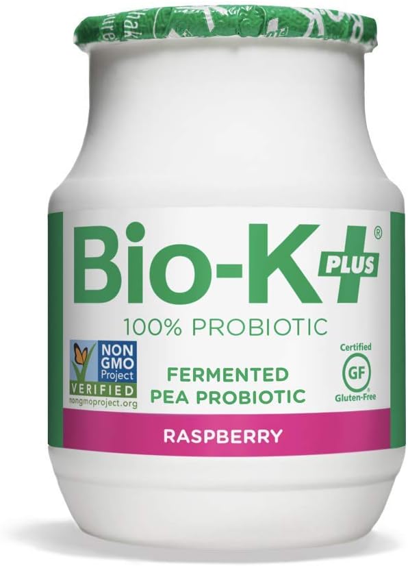 BIO-K PLUS Organic Raspberry Fermented Pea Probiotic 6pk 3.5 FZ
