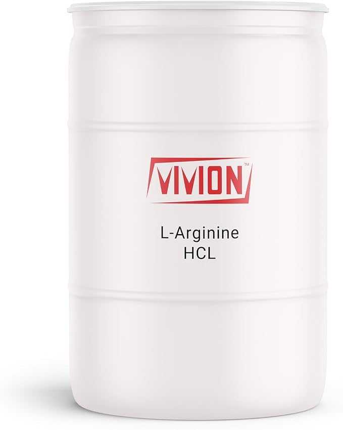L-Arginine HCl Powder - Bulk 25 kg (55 lb) - Highly Absorbable Arginine Amino Acid Powdered for Manufacturing Sports Nutrition Supplement Tablet Capsule Formulations