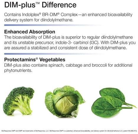 Nature's Way Dim-Plus Diindolylmethane Vegetarian Capsules 120-Count (Packaging May Vary) Pack of 2