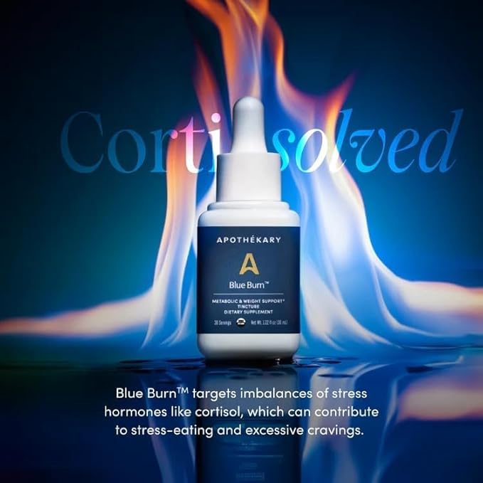 Apothékary Metabolic Duo Herbal Supplement Liquid Drops Contains Blue Burn 30 Servings and Sugar Kick 30 Servings Support Metabolism Weight Support and Healthy Blood Sugar 60 Servings