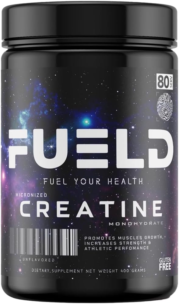 Creatine Monohydrate Micronized Powder 400G5000mg Per Serv (5g) 80 Servings Unflavored Keto Friendly Vegan Non-GMO Gluten Free Soy Free No Artificial Ingredients
